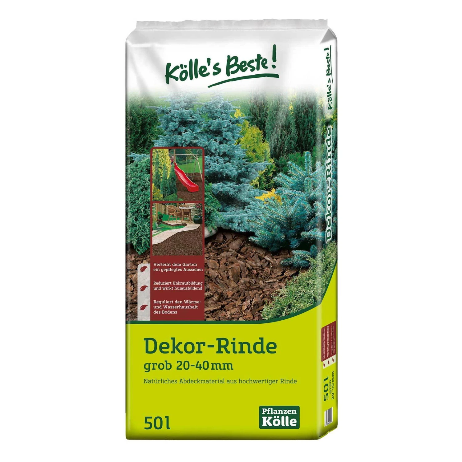 Kölle's Beste Dekor-Rinde Grob, 2250l, 45 Sack á 50l – Bild 2