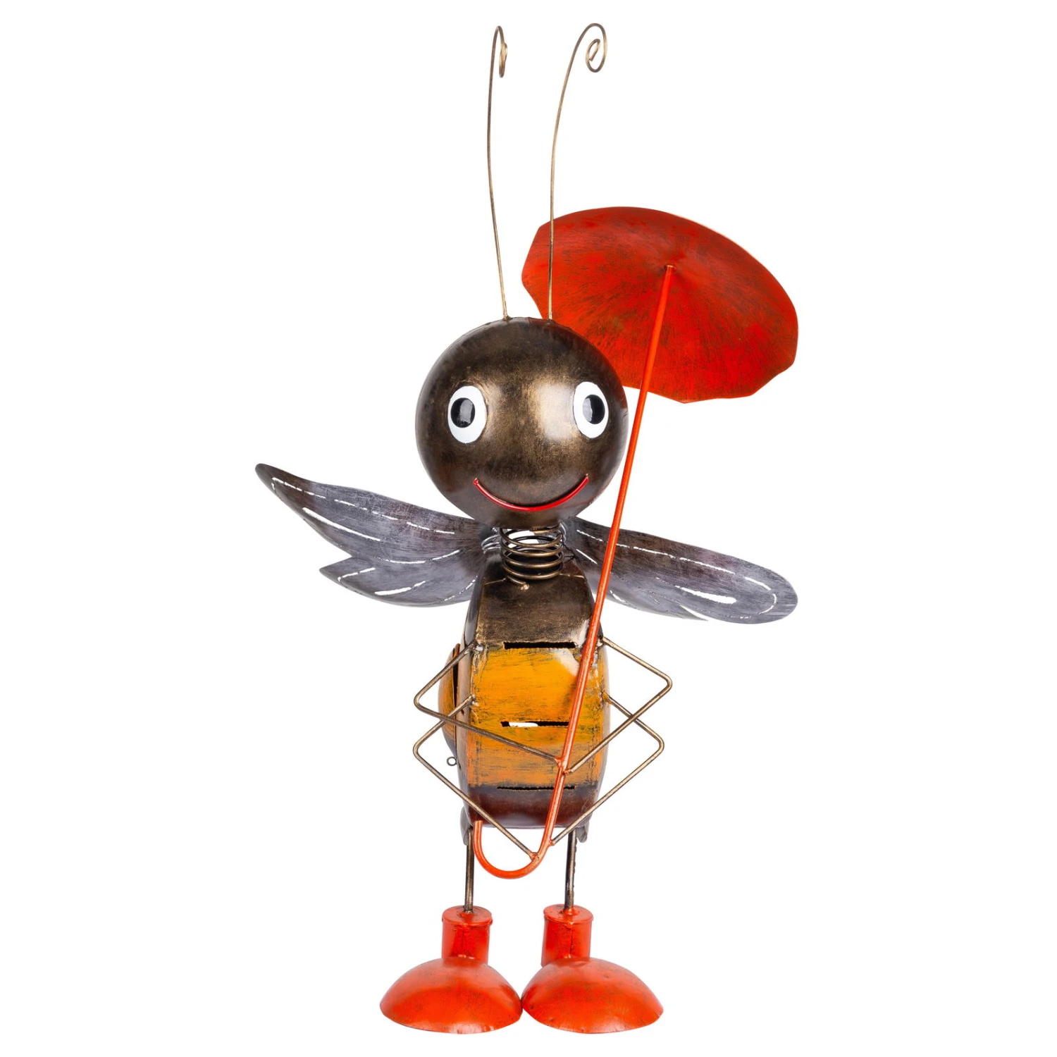 Biene Mit Regenschirm, Metall, 71 X 35 X 43 Cm – Bild 2