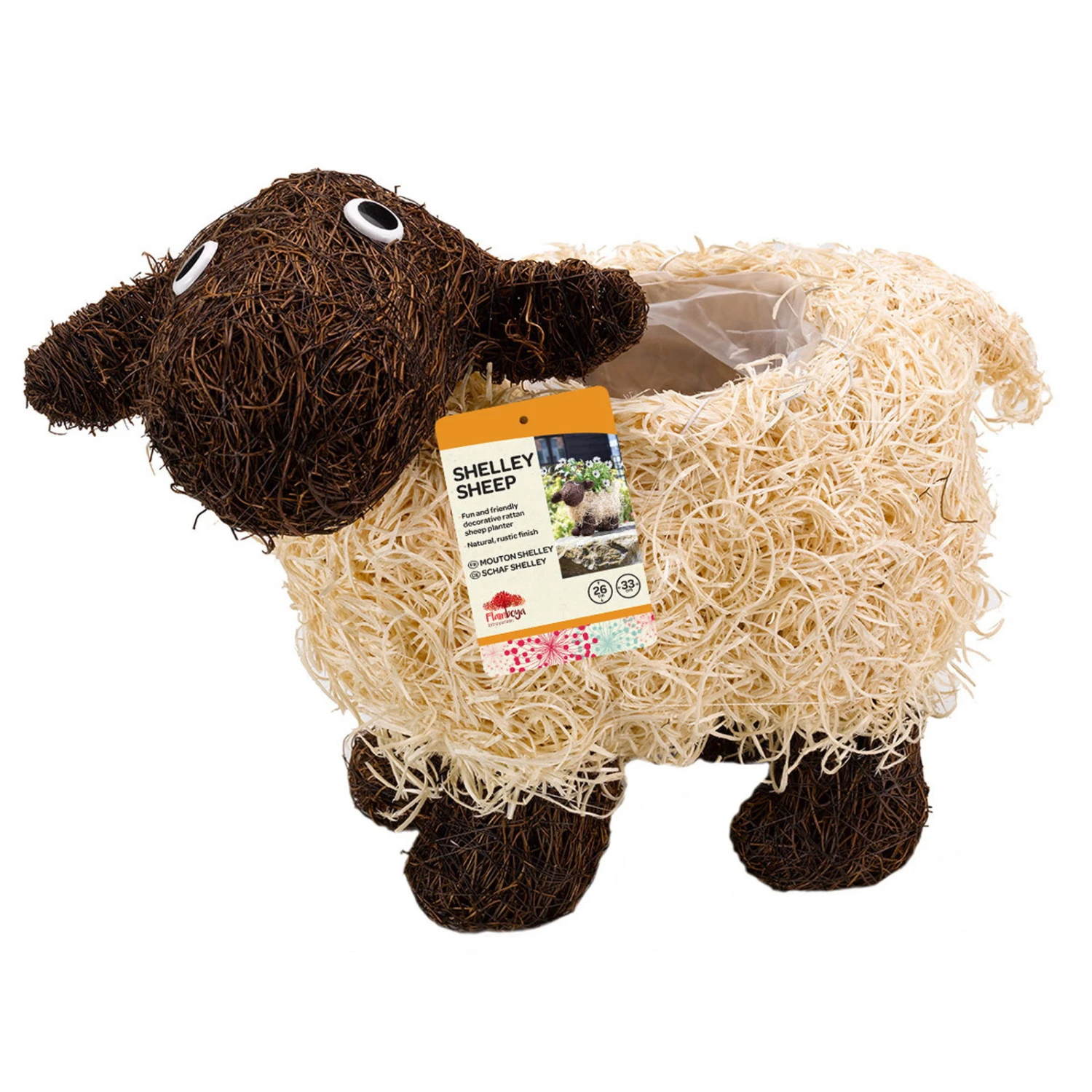 Pflanztopf 'Shelly Sheep', Ca. 26 X 35 X 15 Cm – Bild 3