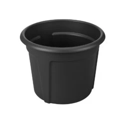 Elho Kartoffeltopf Green Basics Living Black, Ø 32,3 Cm, Höhe 25,7 Cm, Erdvol. 13 L