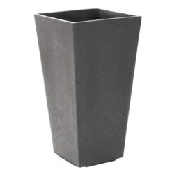 Pflanzgefäß 'Sonata', Granit, Kunststoff, Ca. 36 X 36 X 71 Cm