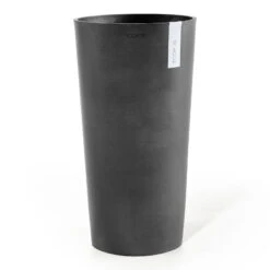 Pflanzgefäß 'Amsterdam Midi', Dunkelgrau, Ø 34 X H 66 Cm