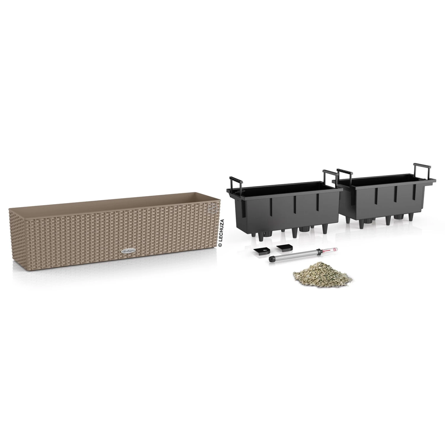 Lechuza 'Balconera Cottage 80', Sandbraun, 79 X 19 X 19 Cm – Bild 2